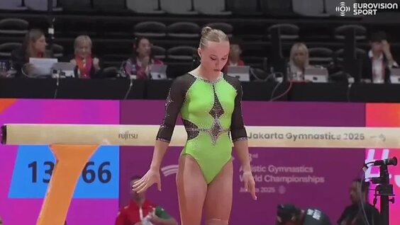 Ангелина Мельникова, вольные, финал многоборья на Чм2025 — Видео от Спортивная гимнастика — …