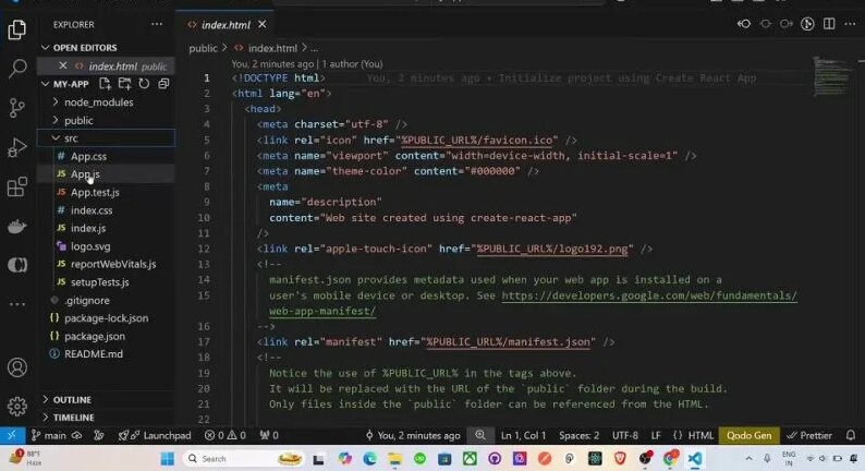 How to Install React JS In Visual Studio Code | How to Run React JS App ...