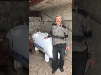 БашАвтономГаз. Отзыв об установке мобильного газгольдера на 940 л.