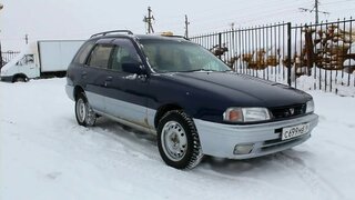 1996 Nissan Wingroad (Y10).  Start Up, Engine, and In Depth Tour.
