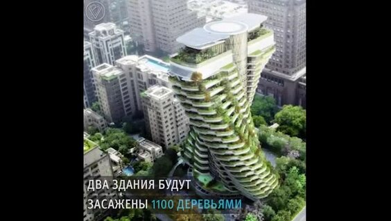 «Вертикальный лес» спасает города — Видео от Best Video