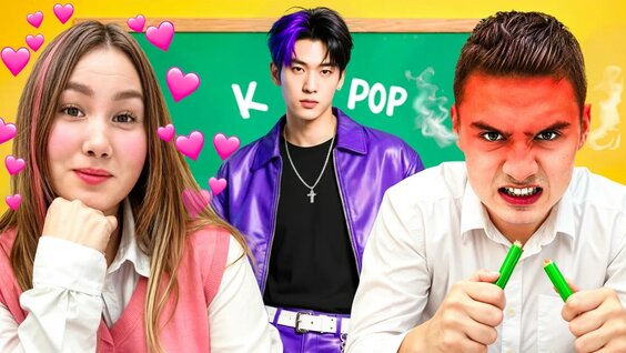 K-POP Idol - Новенькии в Школе Pro ! Света Кемер влюбилась? — Видео от Луномосик