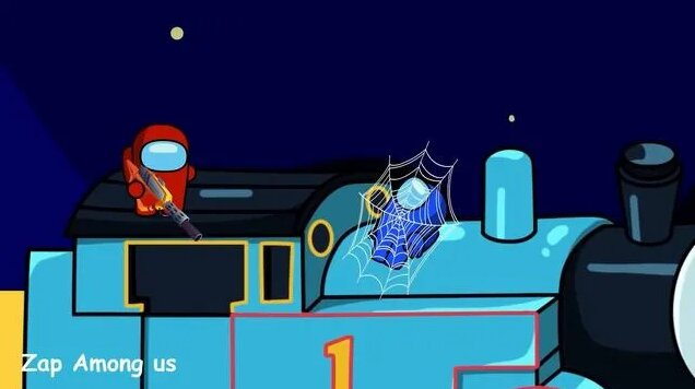 어몽어스 VS Choo Choo Charles & Train Eater | Among US Animation - Смотреть ...