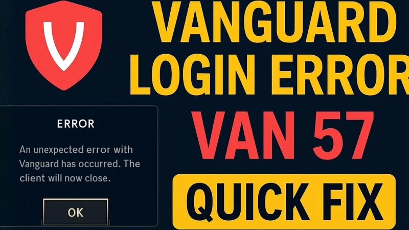 Vanguard Login Error VAN 57 Fix | Riot Client Not Launching | Easy ...