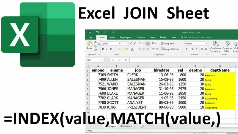 Excel Join Sheet || การใช้ Excel Join table || index & match - Yandex ...