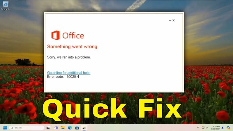 Error Code 30180-4 When Installing Microsoft Office [Tutorial] - Yandex ...
