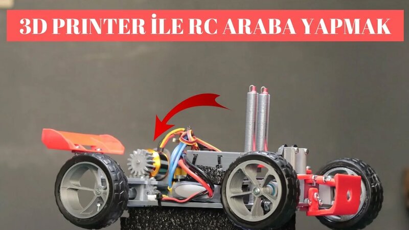 Building a brushless motorized RC (remote control) car with a 3D ...