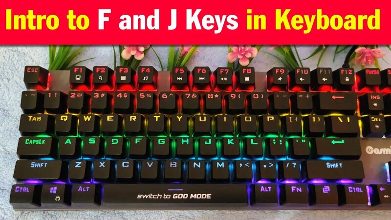 English Typing Course Day 2 | Intro to f and j Keys | English Typing ...