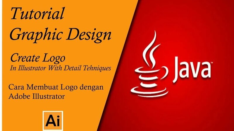 How to Make Java Logo With Adobe Illustrator, Tutorial Create Java Logo
