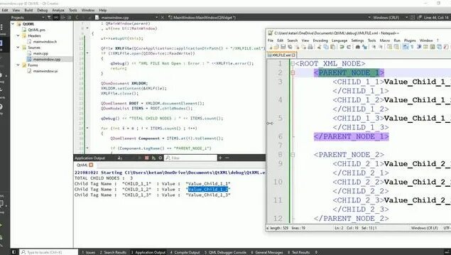 Qt C++ GUI Application Tutorial | Qt XML | QDomDocument | QDomElement ...
