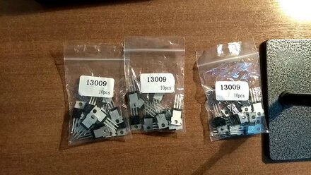 качественные и поддельные транзисторы 13009 с алиэкспресс