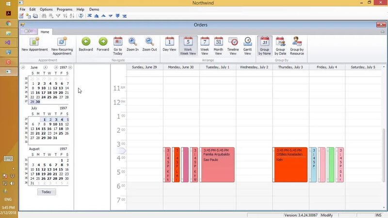 Integrating DevExpress Scheduler control with Migrated Application ...