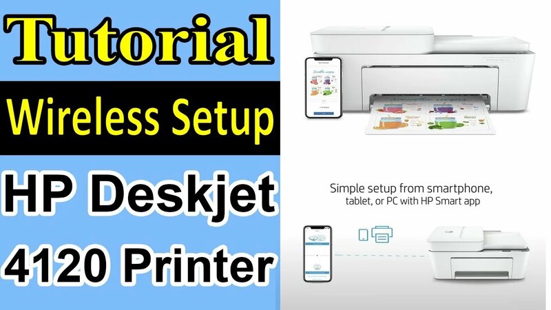 Wireless Setup Guide HP Deskjet Plus 4120 Printer - Смотреть онлайн в ...