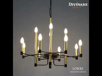 Люстра подвесная Divinare Lokki 2543/04 LM-12