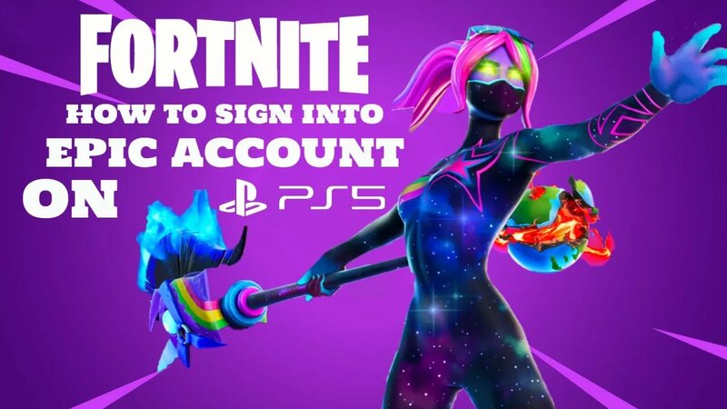 Fortnite How To Sign In To Epic Account On PS5 - Yandex Video aramada ...
