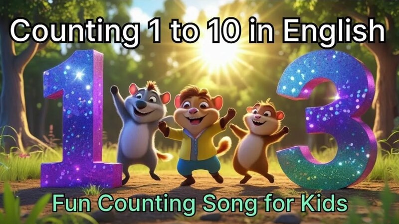 Learn Numbers 1-10 with Colors | Fun Counting Song for Kids / Учимся ...