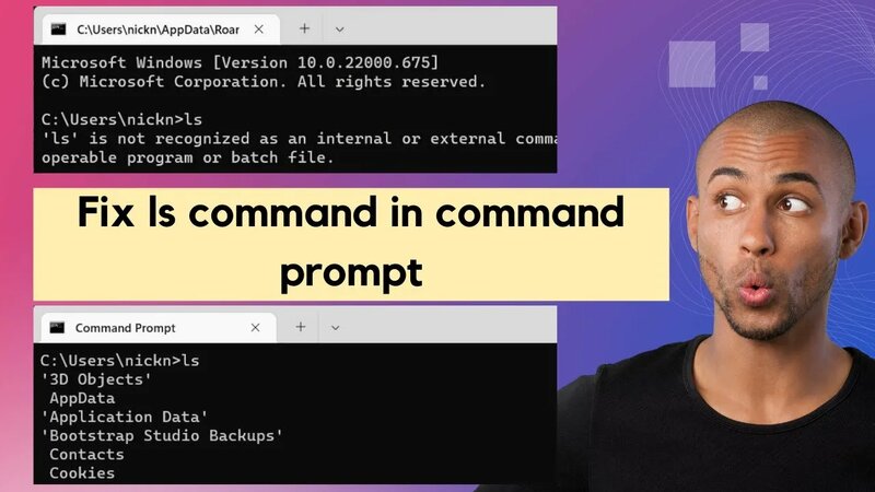 how to fix ls command is not working in command prompt - Yandex Video ...