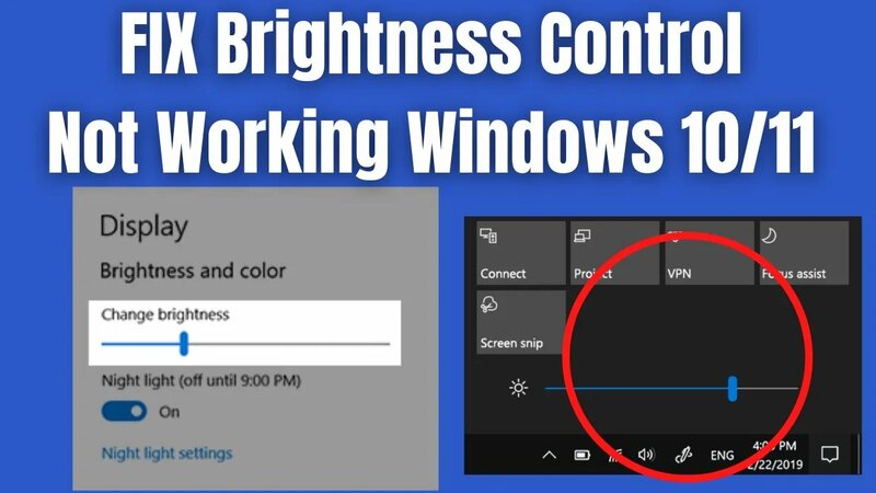 Windows 10 Brightness Problem Fix | Brightness Control Not Working ...