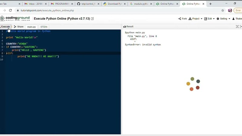 Online Python Compiler Online Python Editor Online Python IDE Python ...