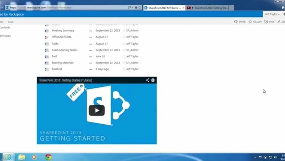 SharePoint 2013: How to embed a video on a SharePoint page - EroFound