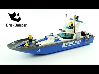 lego city police boat 7287
