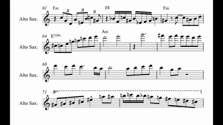 Killing saxophone solo by Anton Chekurov on Witch Hunt