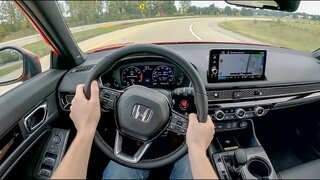 2022 Honda Civic Hatchback Sport Touring - POV Test Drive (Binaural Audio)