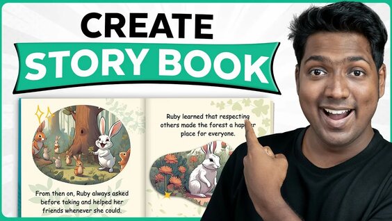 How To Create Story BOOK For Kids Using AI | Amazon KDP - Смотреть ...