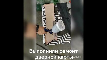 ремонт дверной карты на KIA OPTIMA