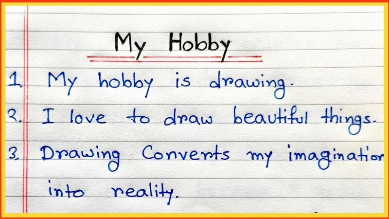 My favourite Hobby essay writing | Hobby essay writing in English | 10 ...