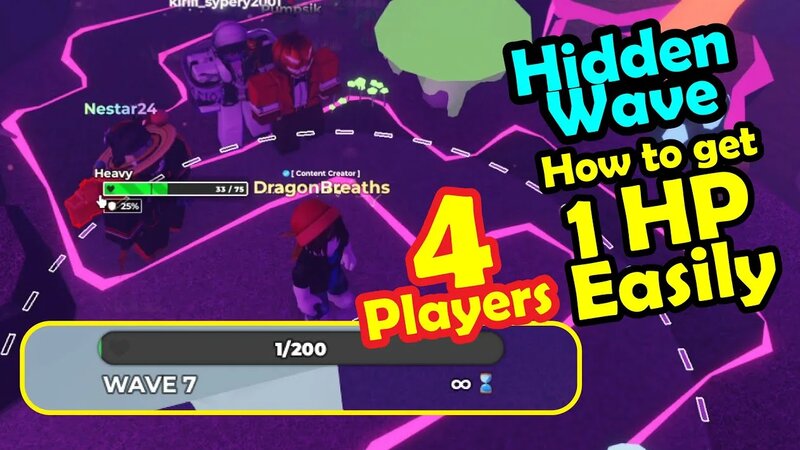 tds hidden wave How to Get 1 HP 4 Players EASY Awakened Fallen King ...