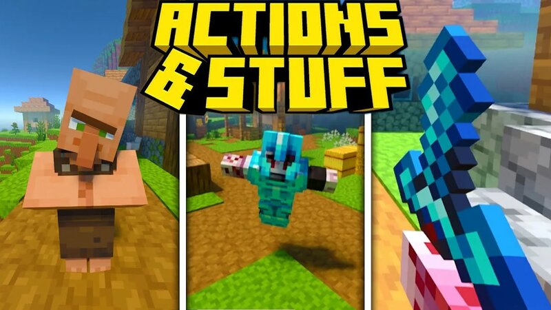 The Best Animated Bedrock Texture Pack - Action & Stuff PVP Review ...