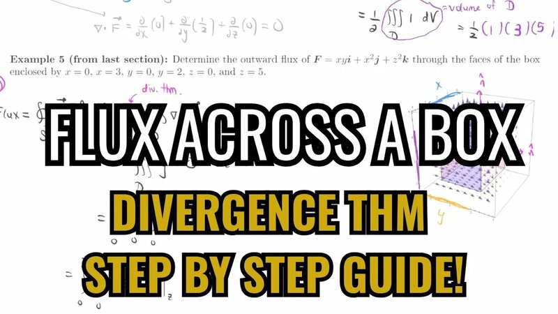 16.8.2 Finding Outward Flux Across a Box with Divergence Theorem ...