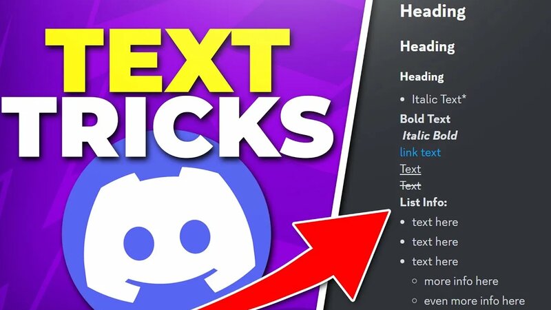 Discord Text Tricks You Should Know (Big, Bold, Italic, Underline ...