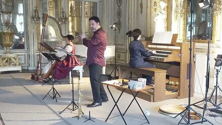 Greensleeves (flute, harp, organ)