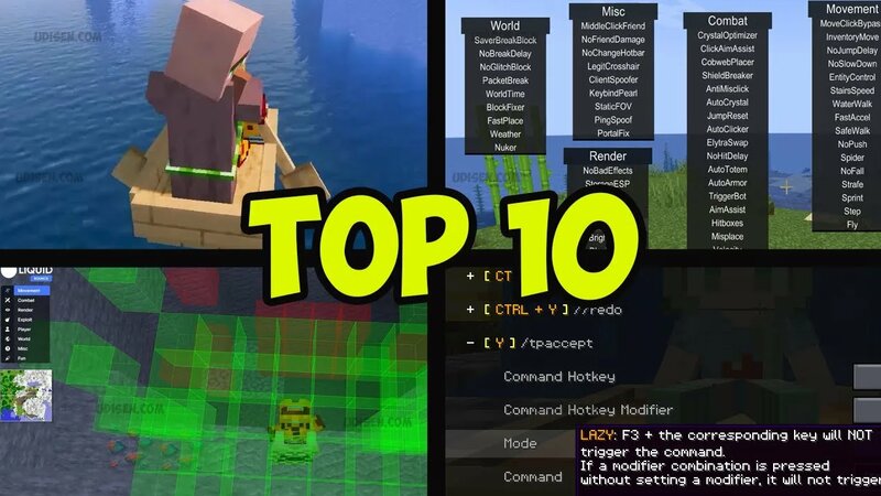 Top 10 Minecraft Cheats 1.21.1 - TOP 10 MODS Cheats 1.21.1 (2025 ...