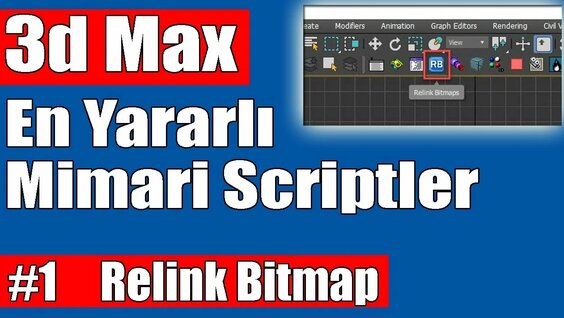 Relink Bitmaps - En Faydalı 3d Max Mimari Scriptleri #3dsmaxdersleri ...