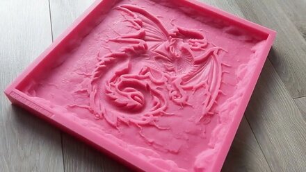 ДРАКОН В КАМНЕ - силиконовые формы для домашнего творчества и DIY своими руками