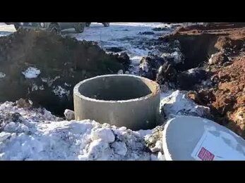 Бурение колодца зимой