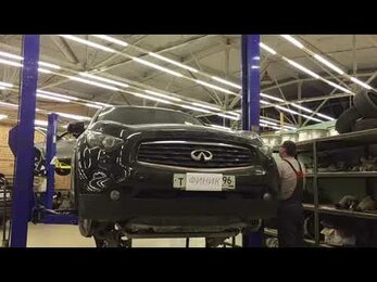 Infiniti FX50S S51 - Установка ДВС VK50VE