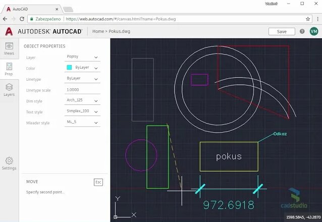 AutoCAD web app - create DWG in web browser - Yandex Video aramada ...