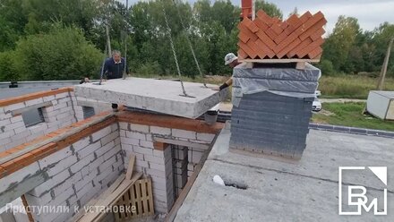 Новости строительства :Юровские дачи.Монтаж плит перекрытия