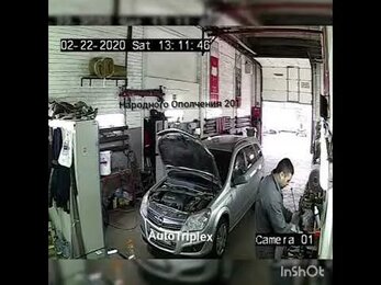 Замена лобового стекла на Opel Astra H