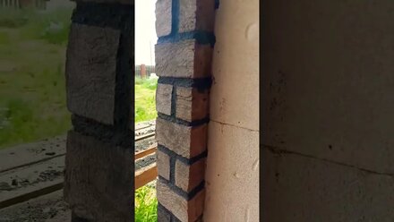 кирпич ручной формовки, облицовка