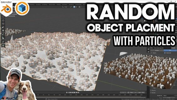 Randomly Placing Objects with Particles in Blender - Смотреть онлайн в ...