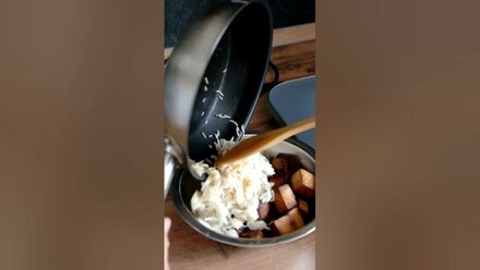 Завтрак и лайфак по быстрому мытью посуды