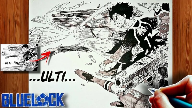 How to Draw Isagi Two Gun Volley | Blue Lock | ブルーロック | Step-by-Step ...