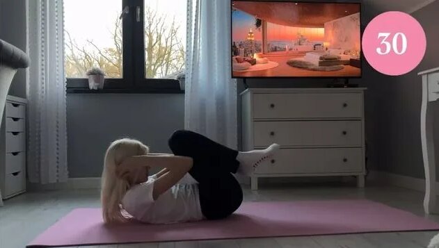 Nikola’s pilates 7MIN TINY Waist & ABS Workout// FLAT Stomach AND ...