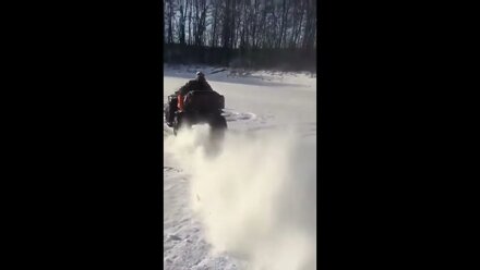 Зимние покатушки на квадроциклах. Зима 2018.