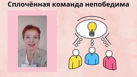 Сплочённая команда непобедима